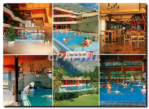 Moderne Karte Thermal Badecenter Leukerbad Wallis