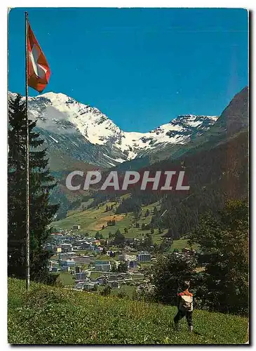 Cartes postales moderne Leukerbad Loeche les Bains Balmhorn Gitzifurgge Ferdenrothorn