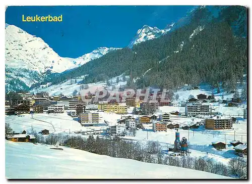 Cartes postales moderne Leukerbad Loeche les Bains Gitzifurgge Majinghorn