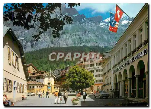 Cartes postales moderne Leukerbad Loeche les Bains Dorfplatz