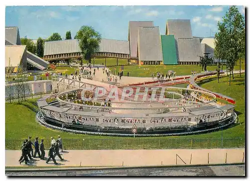 Cartes postales moderne Exposition nationale suisse Lausanne Le telecanape et la voie suisse