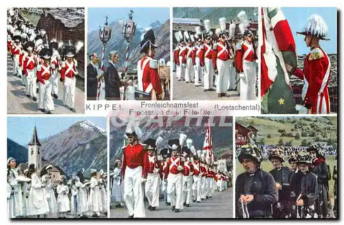 Cartes postales moderne Kippel Fronleichnamsfest Loetschental