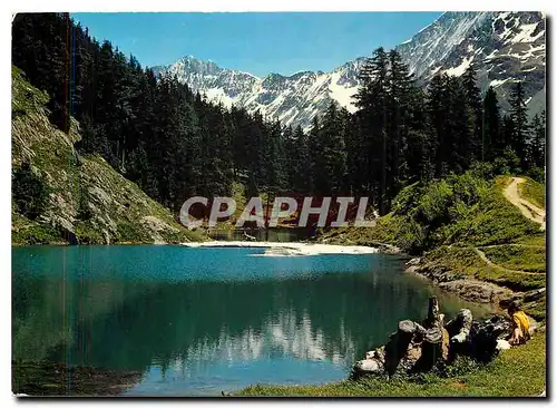 Cartes postales moderne Lotschental Scwarzsee mit Schinhorn und Beichgrat