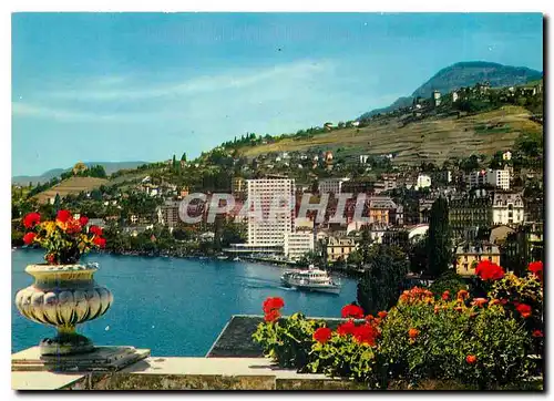 Moderne Karte Montreux L'Eurotel