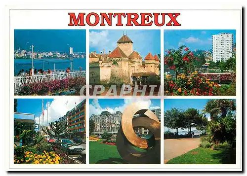Cartes postales moderne Montreux Lac Leman