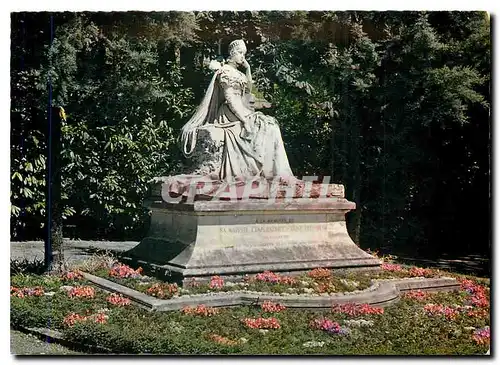 Moderne Karte Territet Montreux Statue de l'Imperatrice Elisabeth d'Autriche
