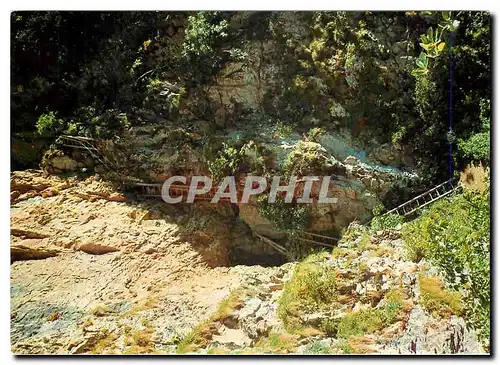 Moderne Karte Leukerbad Loeche les Bains Die Albinenleitern am Weg nach Albinen