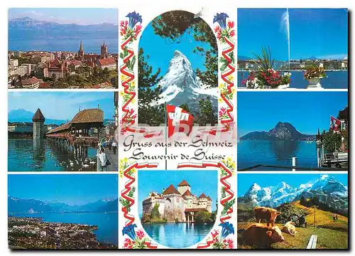 Cartes postales moderne Gruss aus der Schweiz