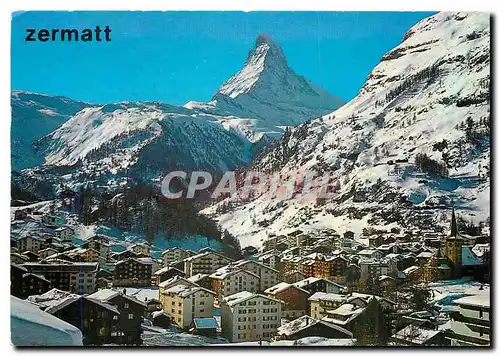 Cartes postales moderne Zermatt Valais CH