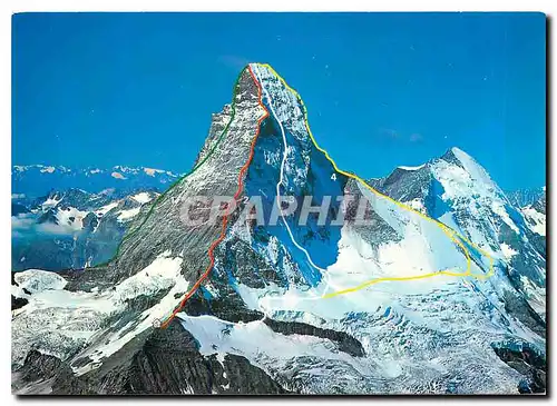 Cartes postales moderne Matterhorn Mr Cervin M Cervino