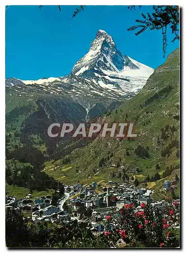 Cartes postales moderne Zermatt Matterhorn Mt Cervin