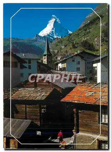 Cartes postales moderne Alte Gasse in Zermatt Matterhorn