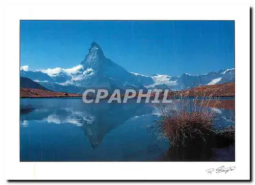 Cartes postales moderne Matterhorn Stellisee