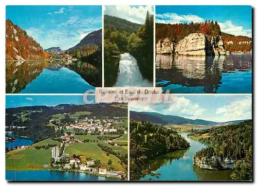 Cartes postales moderne Bassins et Saut du Doubs Les Brenets