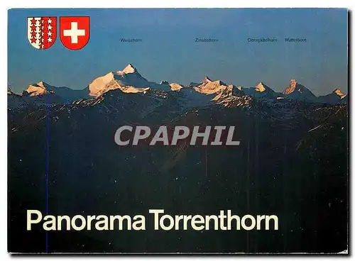 Cartes postales moderne Panorama Torrenthorn ob Leukerbad und Albinen