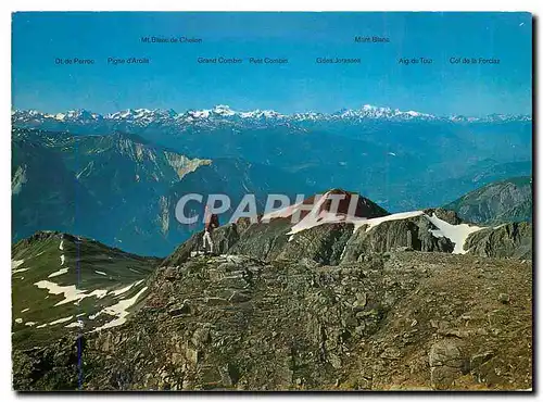 Cartes postales moderne Mt Blanc de Chillon Mont Blanc