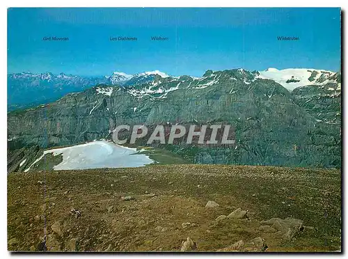 Cartes postales moderne Grd Muveran Les Diablerets Wildhorn Wildstrubel