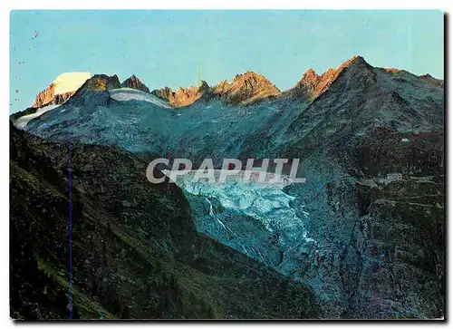 Cartes postales moderne Le glacier du Rhone avec le Galenstock