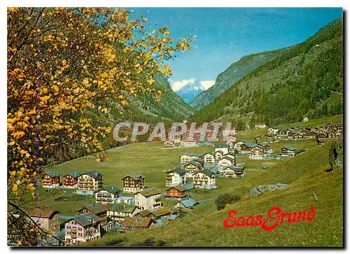 Cartes postales moderne Saas Grund Unter dem berg