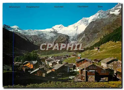 Cartes postales moderne Saas Fee Wallis