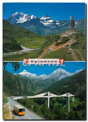 Cartes postales moderne Brig Simplonpass