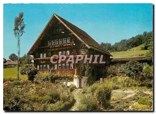 Cartes postales moderne Toggenburger Haus Haus Edelmann im Acker in Ebnal
