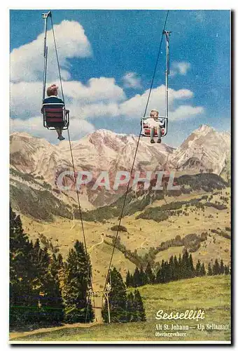 Cartes postales moderne Sessellift Alt St Johann Alp Sellamatt Obertoggenburg