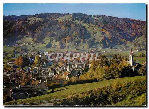 Moderne Karte Ebnat Kappel SG im Toggenburg mit Girlen