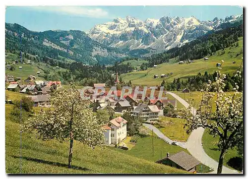 Cartes postales moderne Ennetbuhl Toggenburg Blick zum Santis
