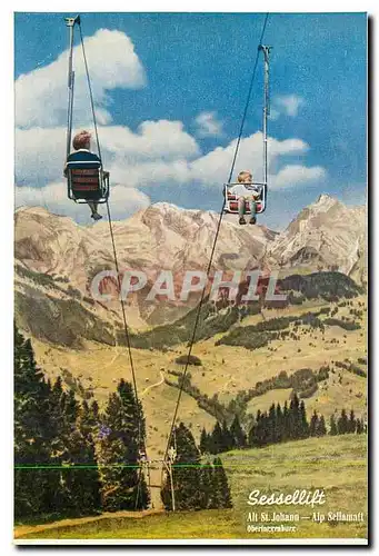 Cartes postales moderne Sesselift Alt St Johann Alp Sellamatt