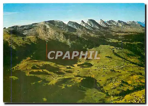 Cartes postales moderne Flugaufnahme Churfirsten im Obertoggenburg