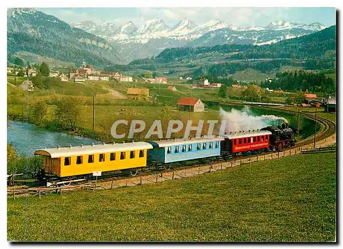 Moderne Karte Amor Express der Bodensee Toggenburg Bahn bei Nesslau Neu St Johann