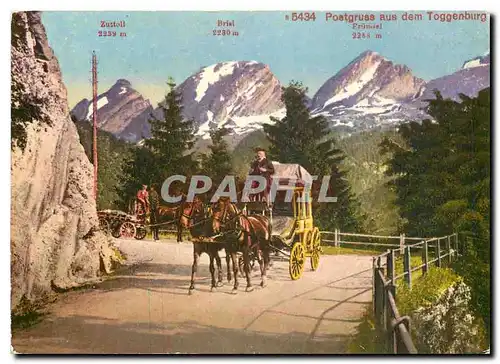 Cartes postales moderne Postgruss aus dem Toggenburg