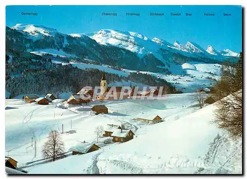 Cartes postales moderne Wildhaus mit Churfirsten