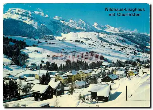Cartes postales moderne Wildhaus Lisighaus mit Churfirsten