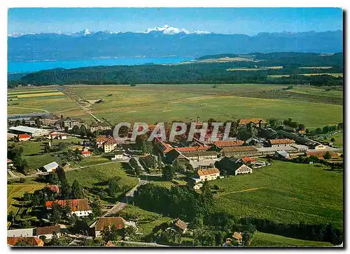 Moderne Karte Biere Les Casernes et le Mont Blanc