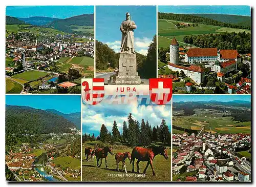 Cartes postales moderne Jura Delemont Sentinelle des Rangiers Porrentruy St Ursanne Franches Montagnes Saignelegier