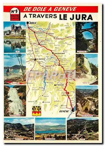 Cartes postales moderne De Dole a Geneve a Travers le Jura