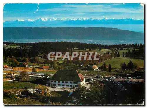Cartes postales moderne Lumieres et couleurs sur le Jura Neuchateloise Hotel et Col de la Vues des Alpes Alpes Bernoises