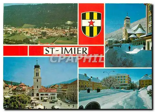 Moderne Karte Saint Imier