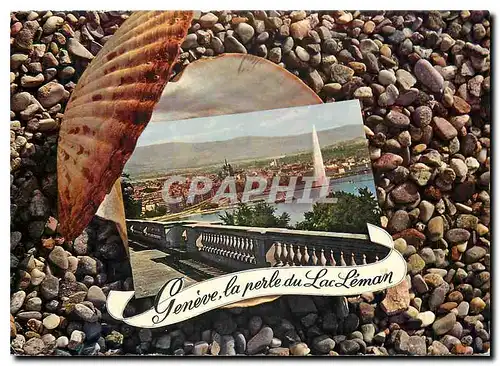 Cartes postales moderne Geneve la perle du Lac Leman