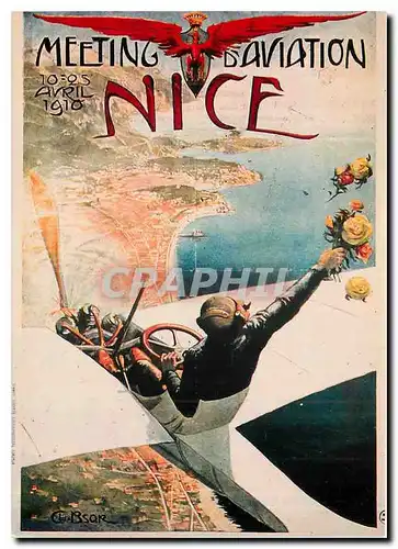 Cartes postales moderne Meeting Aviation Nice