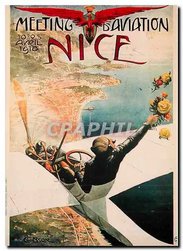 Cartes postales moderne Meeting Aviation Nice