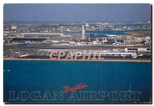 Moderne Karte Boston Logan Airport Boston Massachusetts