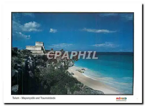 Cartes postales moderne Tulum Mayamystik und Traumstrande