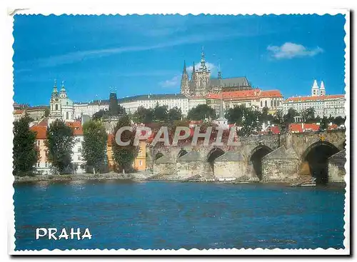 Cartes postales moderne Prague Unesco The Protected historical town area