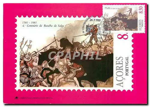 Cartes postales moderne Centenario da Batalha da Salga Acores Portvgal