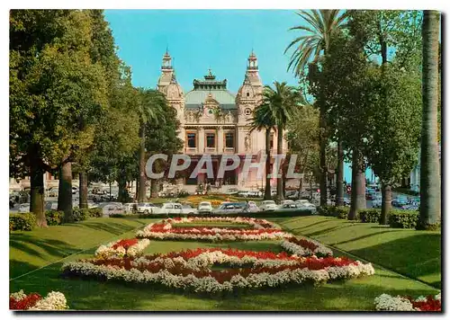 Cartes postales moderne Principaute de Monaco Monte Carlo Le Casino et les Jardins