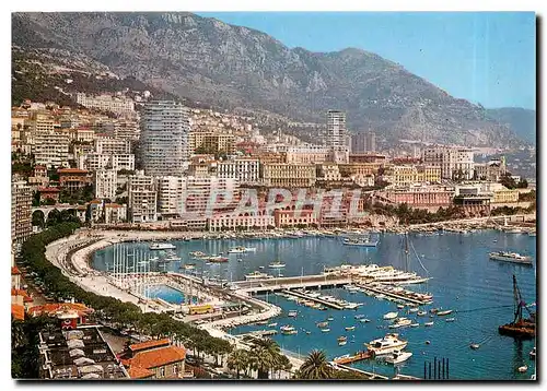 Cartes postales moderne Monte Carlo Vue generale prise de la rampe d'Acces a Monaco