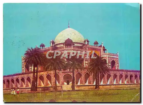 Moderne Karte Humayon's Tomb New Delhi The earliest Moughal architecture in India built by Hamida Bano Begam